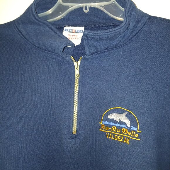 JERZEES brand QUARTER-ZIP SWEATSHIRT - now with DISCOUNTED SHIPPING - Picture 2 of 7